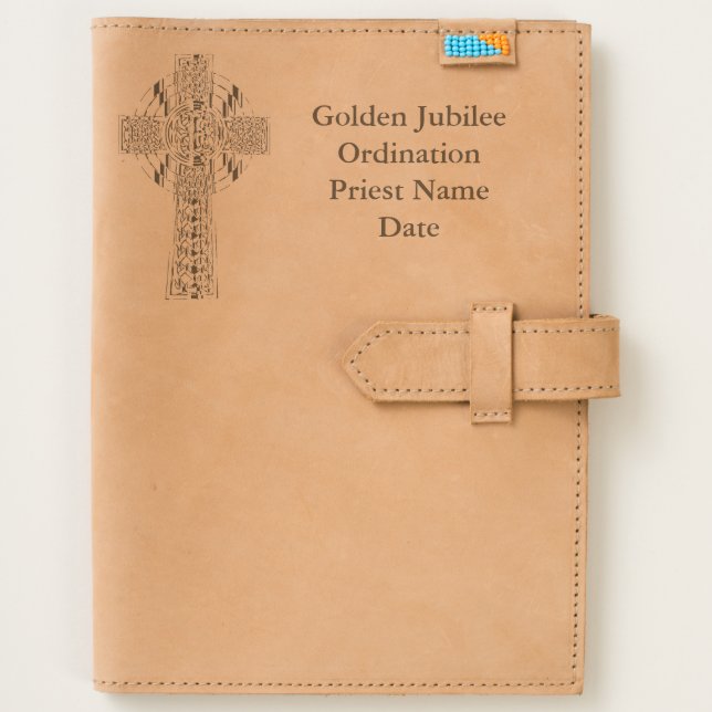 Priest Ordination Anniversary Journal Personalized (Front)