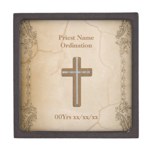 Priest Ordination Anniversary Ordained Named Jewelry Box