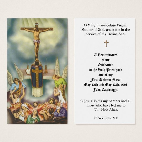 Free Printable Ordination Card For Priest