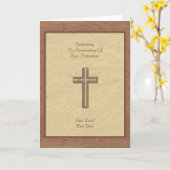 Priest Ordination Or Anniversary Card Personalized (Yellow Flower)