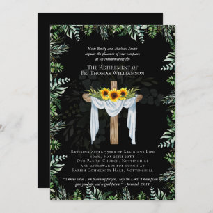 Priest Pastor Deacon Minister Retirement Invites