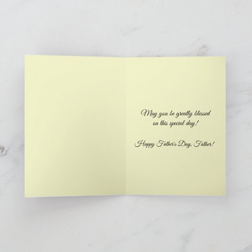 Priest Pastor Father's Day Greeting Card | Zazzle