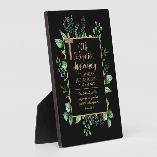 Priest Plaque Ordination Anniversary Gift | Zazzle.com