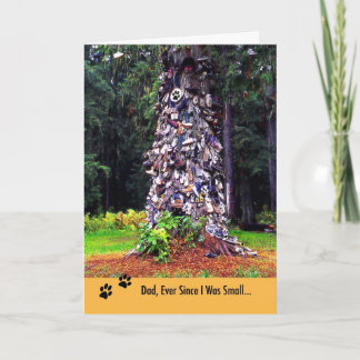 Priest River Shoe Tree, Dad, Birthday Card