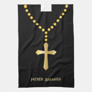 Priest Vicar Pastor Religious Kitchen Towel
