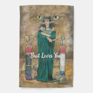 Priestess of Bast Garden Flag
