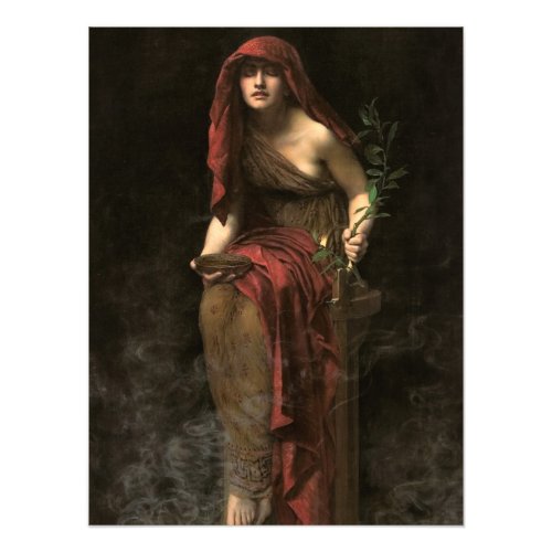 Priestess of Delphi by John Collier Photo Print