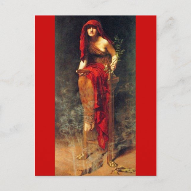 Priestess of Delphi Postcard (Front)