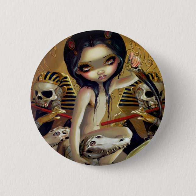 "Priestess of Nyarlathotep" Button (Front)
