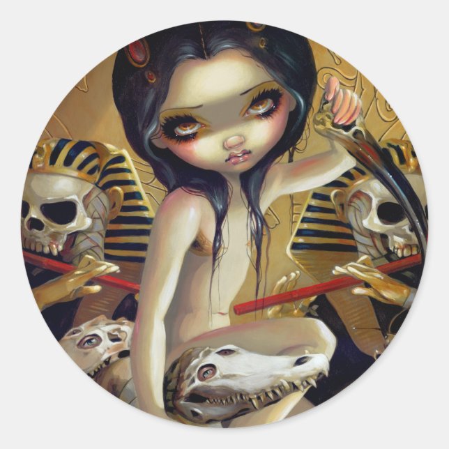 "Priestess of Nyarlathotep" Sticker (Front)