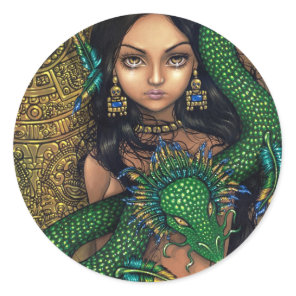 "Priestess of Quetzalcoatl" Sticker