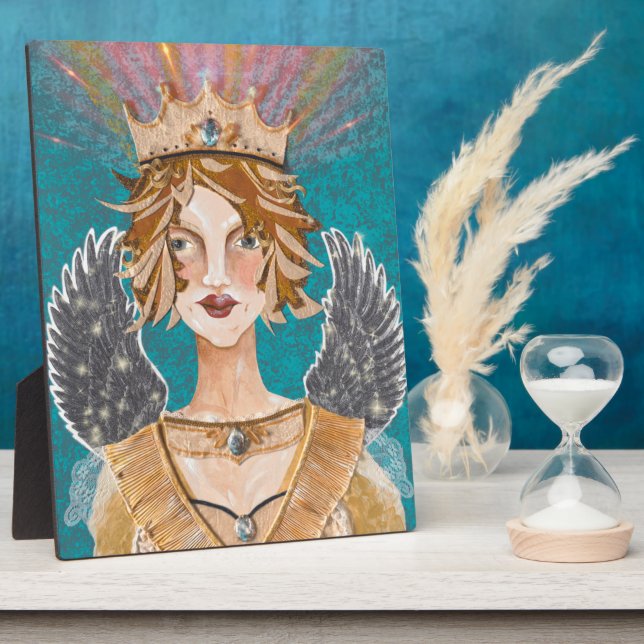 Priestess Paloma Guardian Angel Princess Plaque (Side)