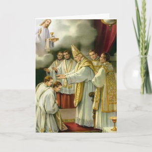 Priesthood Anniversary Bishop Ordination Jesus Card