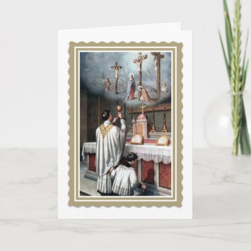 Priesthood Anniversary  Ordination Jesus Card