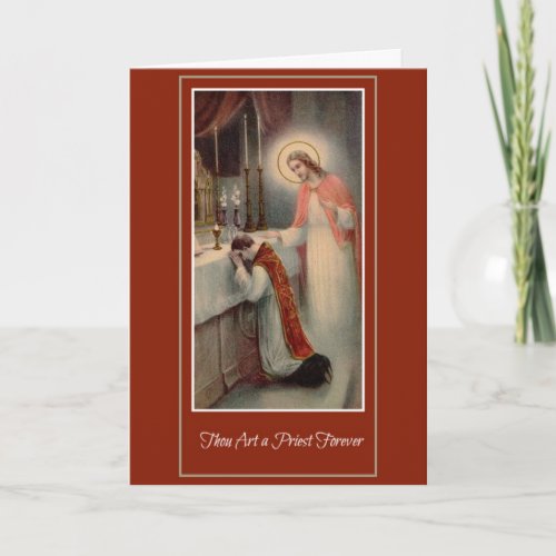 Priesthood Anniversary Priest Ordination Jesus Card