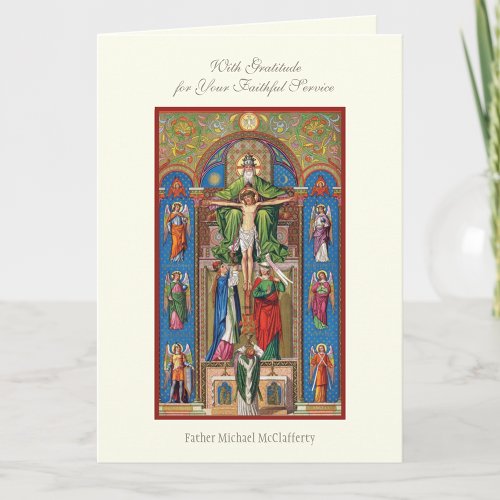 Priesthood Mass Appreciation Prayer  Card