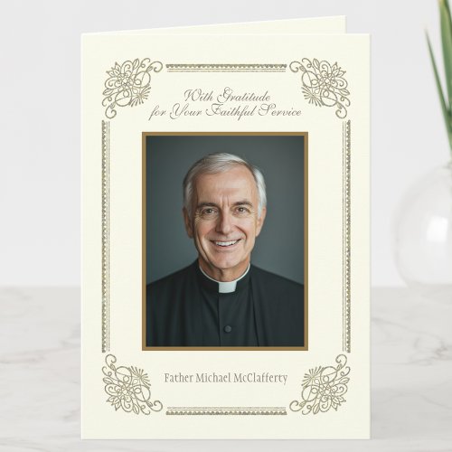 Priesthood Photo Prayer Scripture Religious  Card