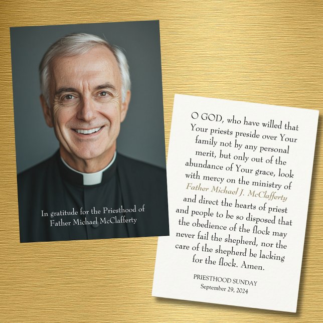 PRIESTHOOD SUNDAY PERSONALIZED PRAYER CARDS (Creator Uploaded)