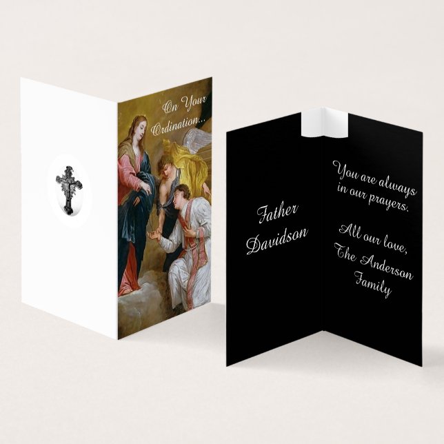 Priestly Ordination Card (Inside and Outside)