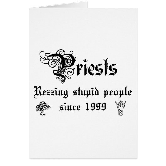Priests Cards (Front)