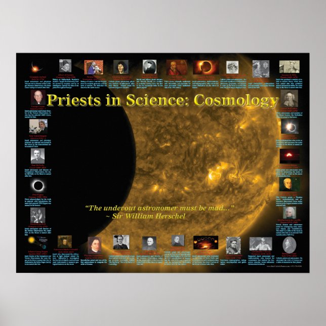 Priests in Science: Cosmology Poster (Front)