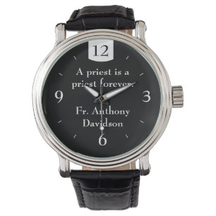 Priest's Personalized Black eWatch Watch