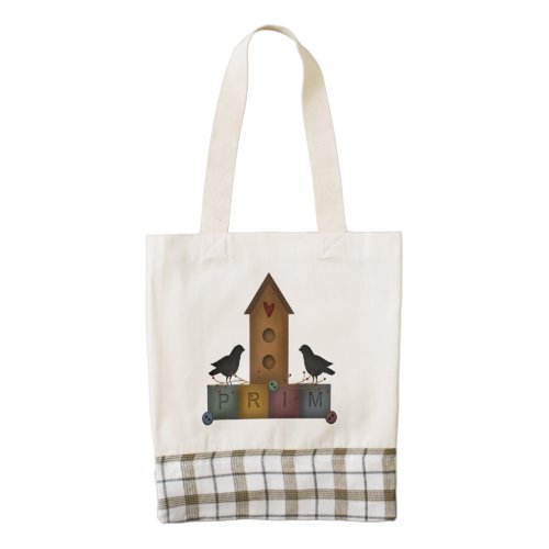 Prim Birdhouse HEART Tote Bag