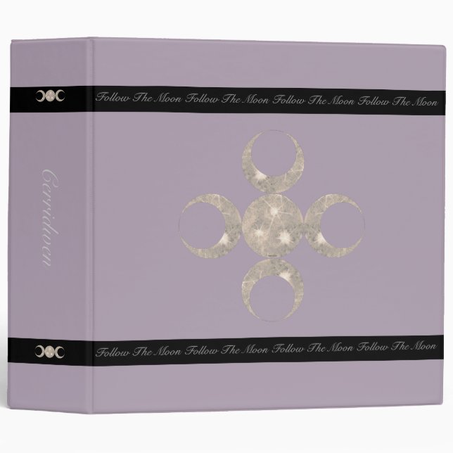 Prim Five Moon Design BoS Choose Backg. Col Binder (Front/Spine)