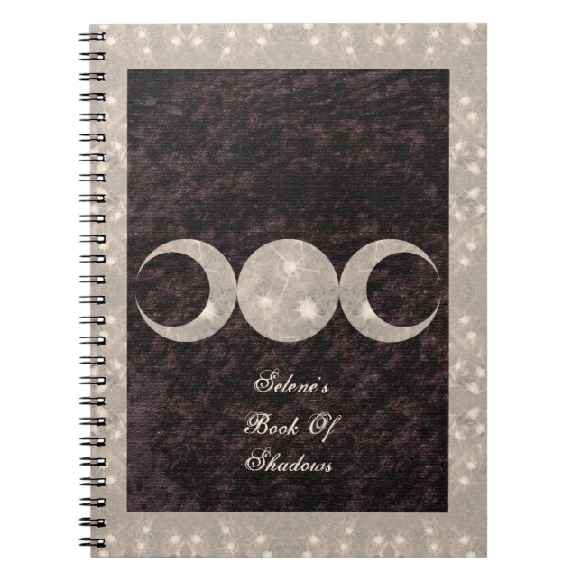 Prim Moon Design Book of Shadows BOS Grimoire (Front)