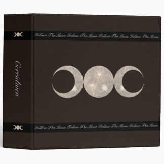 Prim Moon Design Book of Shadows Choose Backg. Col Binder