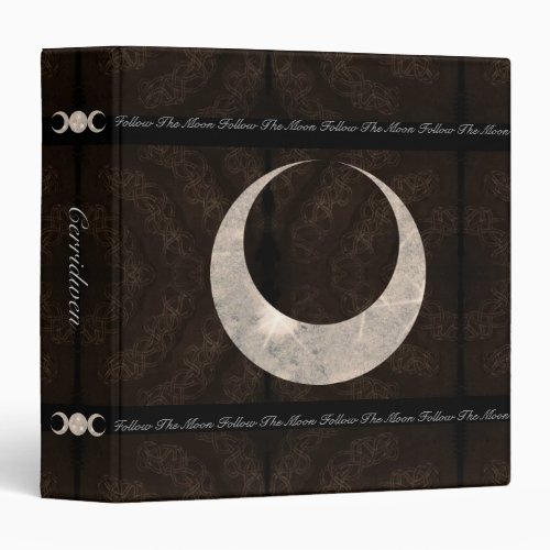 Prim Moon Design Book of Shadows Med 3 Ring Binder