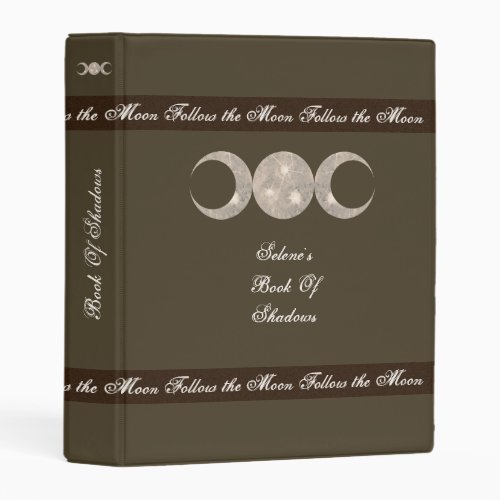 Prim Moon Design Book of Shadows Mini Choose BG Mini Binder