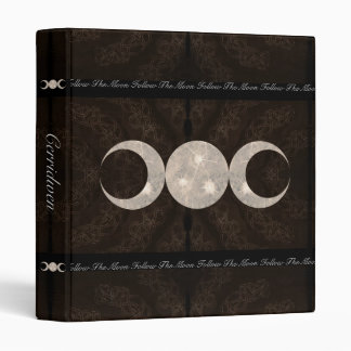 Prim Moon Design Book of Shadows Sml. 3 Ring Binder