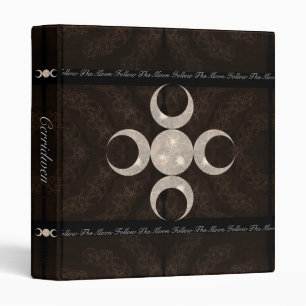 Prim Moon Design Book of Shadows Sml. Binder