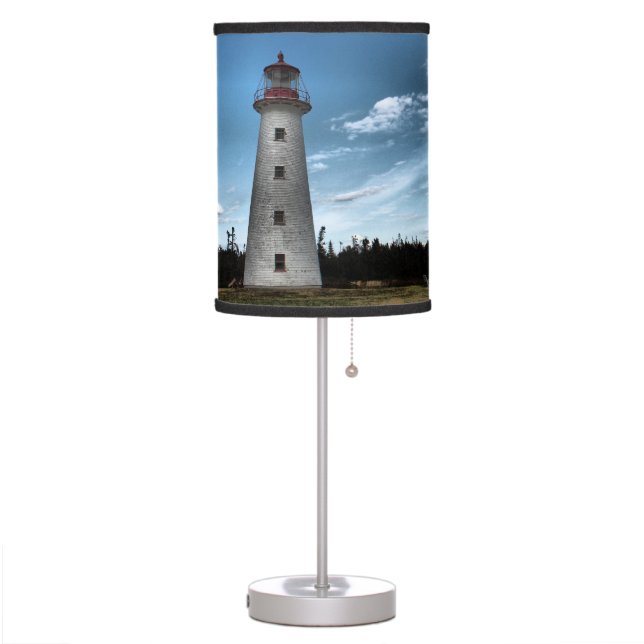 Prim Point Lighthouse P.E.I. Table Lamp (Left)