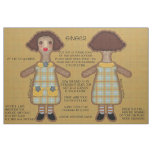 Prim Rag Doll Soft Stuffed Cut and Sew Kit Fabric