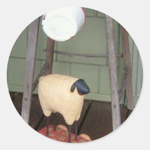 Prim Sheep Stickers