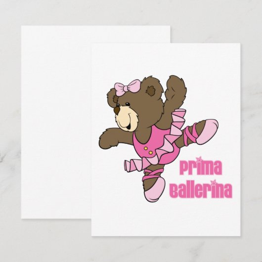 Prima Ballerina Bear Dark (Front/Back)