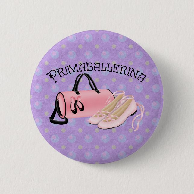 Prima Ballerina Button (Front)