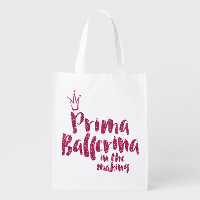 Prima Ballerina In The Making Girls Dance Bag TB03 (Front)