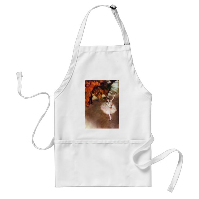 Prima Ballerina, Rosita Mauri by Edgar Degas Adult Apron (Front)