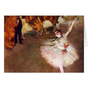 Prima Ballerina, Rosita Mauri by Edgar Degas Cards