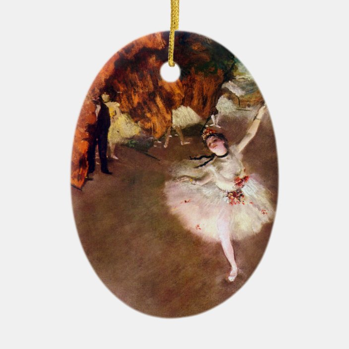 Prima Ballerina Rosita Mauri By Edgar Degas Ceramic Ornament Zazzle Com