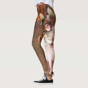 Prima Ballerina, Rosita Mauri by Edgar Degas Leggings