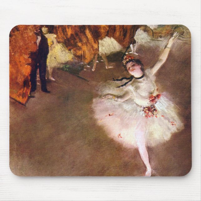 Prima Ballerina, Rosita Mauri by Edgar Degas Mouse Pad (Front)