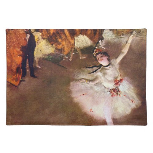 Prima Ballerina Rosita Mauri by Edgar Degas Placemat