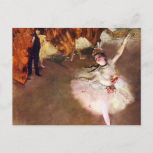 Prima Ballerina, Rosita Mauri by Edgar Degas Postcard