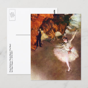 Prima Ballerina, Rosita Mauri by Edgar Degas Postcard