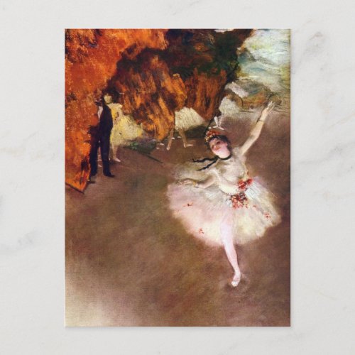 Prima Ballerina Rosita Mauri by Edgar Degas Postcard