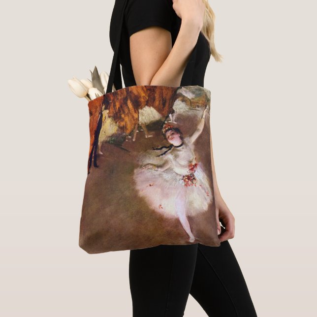 Prima Ballerina, Rosita Mauri by Edgar Degas Tote Bag (Close Up)